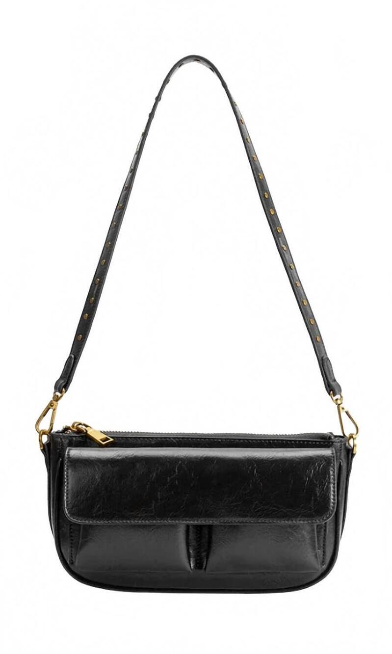 NEW MELIE BIANCO women's aria shoulder bag in black